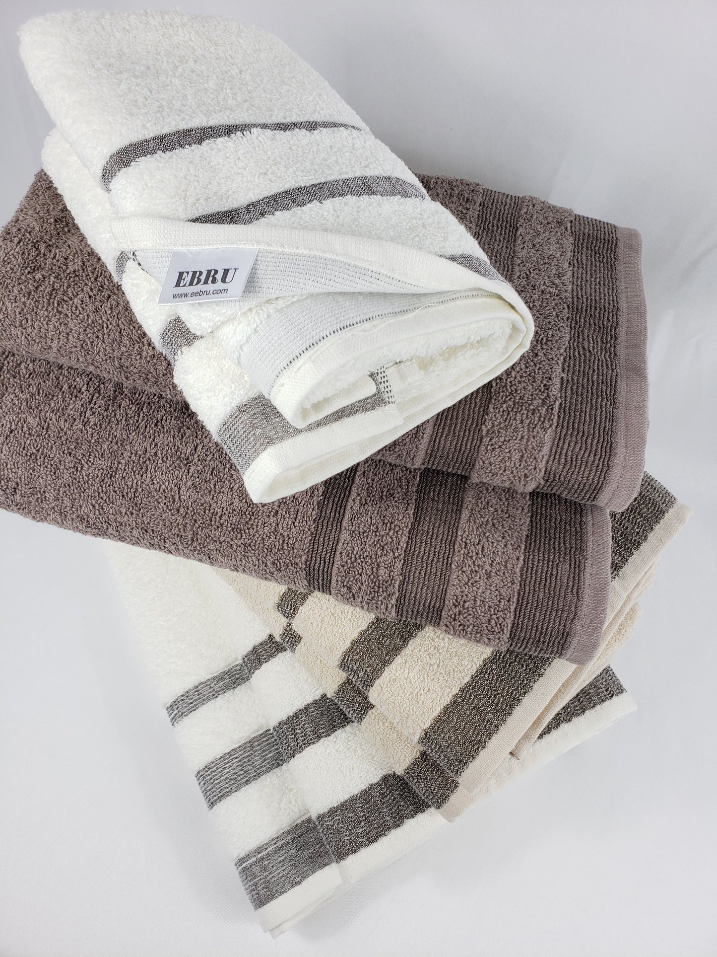 BATH / HAND TOWEL Organic Cotton - Chocolate