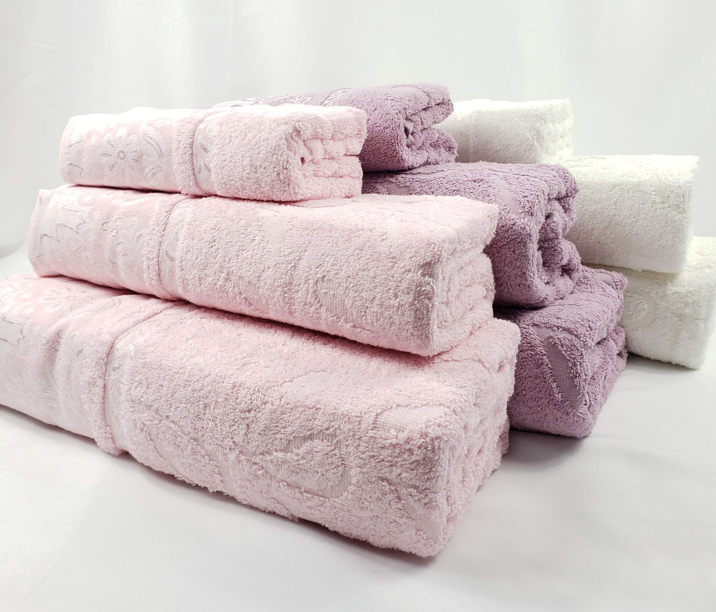 TOALLA DE BAÑO / MANO Calidad Premium - ROSA VIOLETA