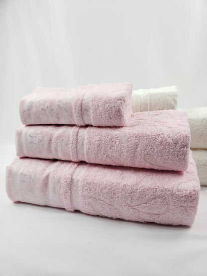 TOALLA DE BAÑO / MANO Calidad Premium - ROSA VIOLETA