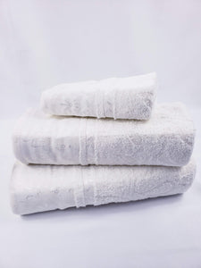 TOALLA DE BAÑO / MANOS Calidad Premium - BLANCO VIOLETA