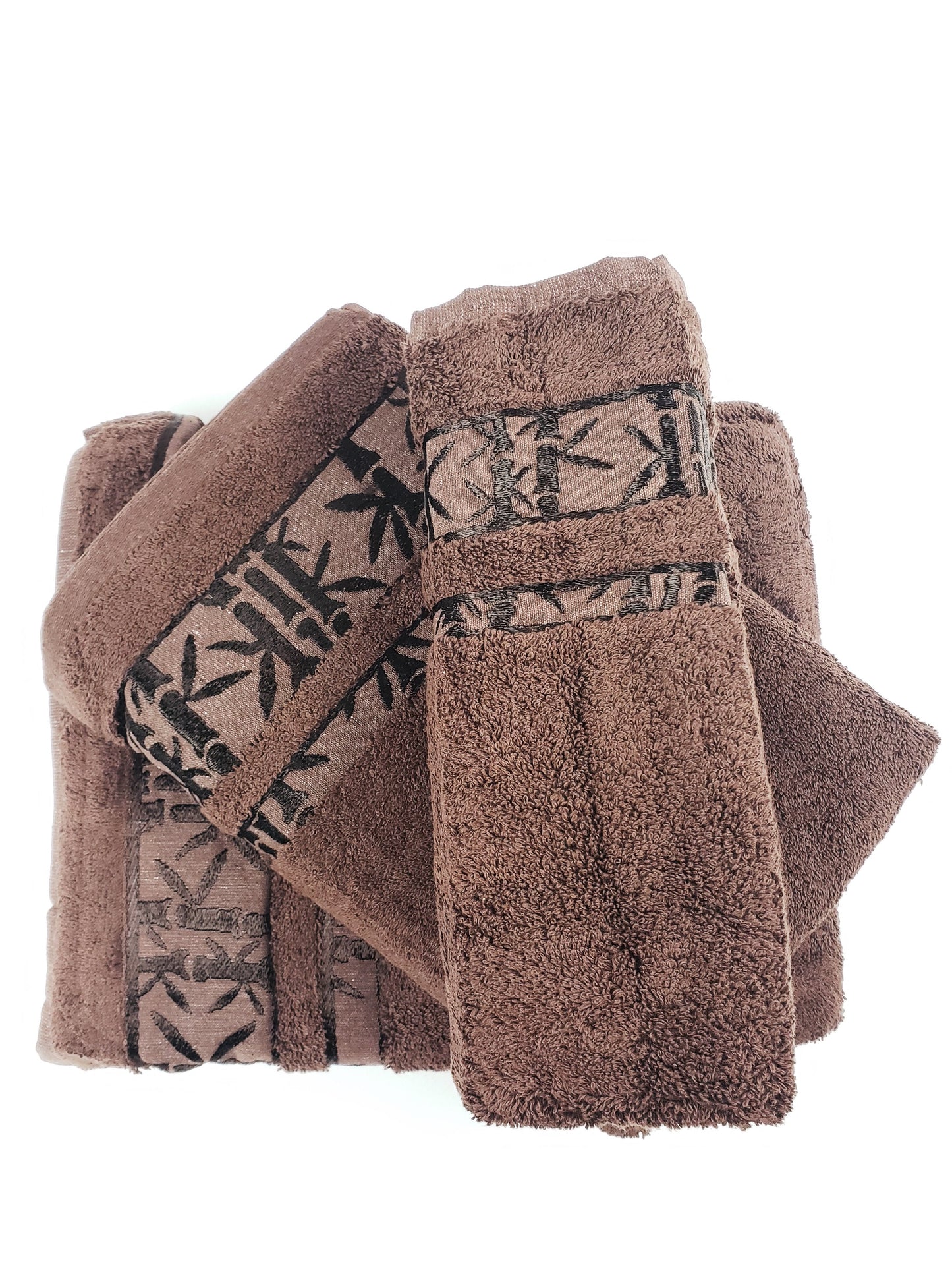 Juego de Toallas de Baño Marrón - Gruesas Calidad Premium
