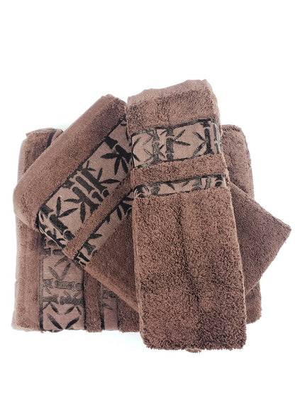 Juego de Toallas de Baño Marrón - Gruesas Calidad Premium