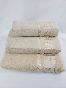 Juego de Toallas de Baño Beige - Gruesas Calidad Premium