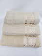 Juego de Toallas de Baño Beige - Gruesas Calidad Premium