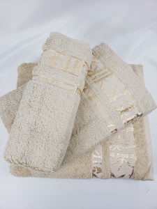 Juego de Toallas de Baño Beige - Gruesas Calidad Premium