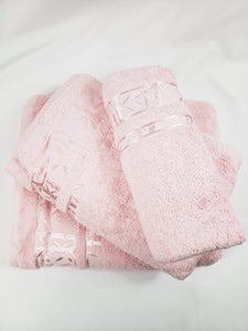 Pink Bath Towel Set - Thick Premium Quality