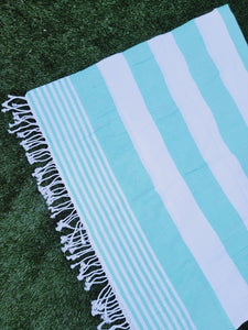 Beach/Bath Turkish Towel Easy carry Quick Dry - Mint