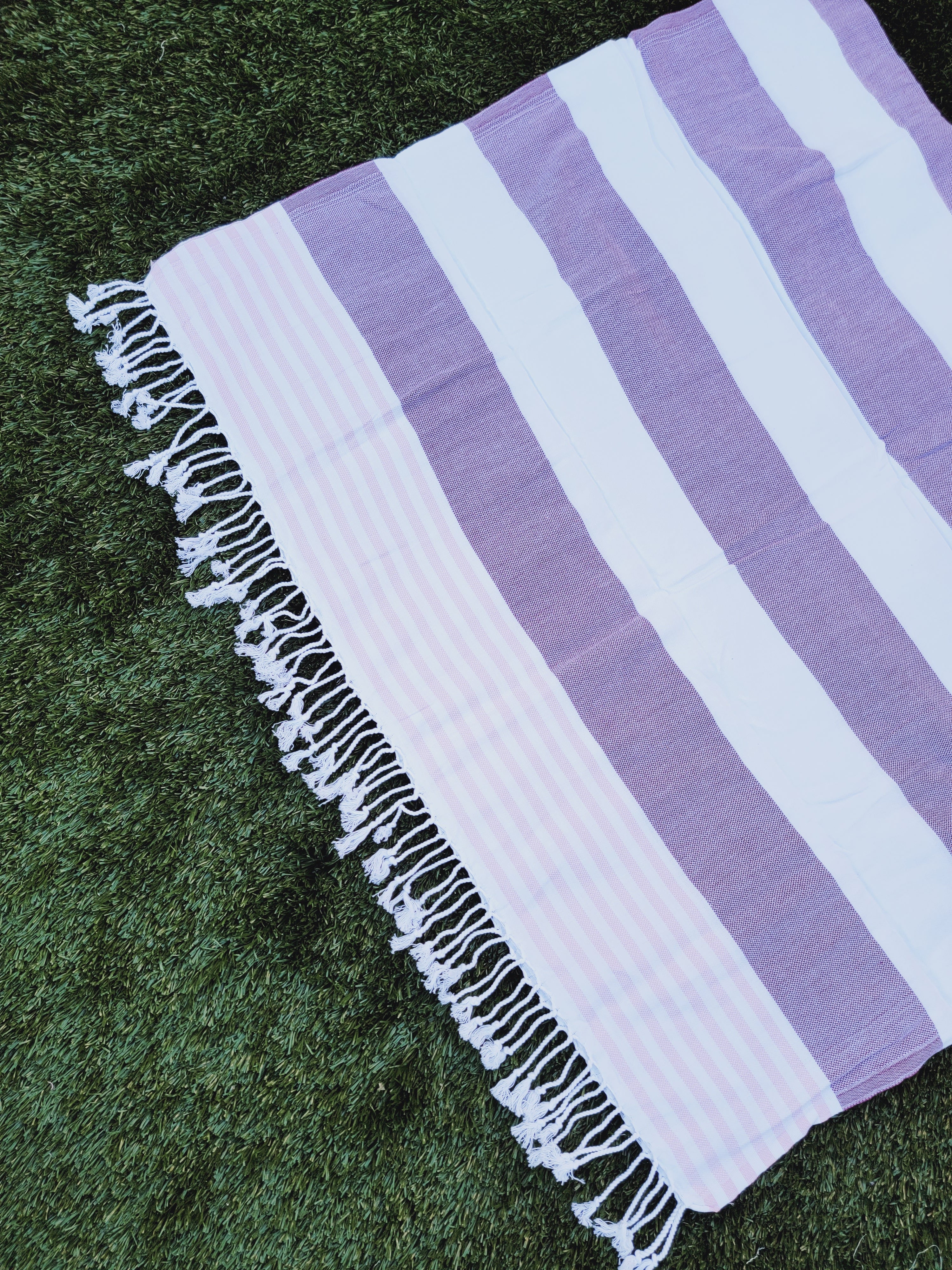 Beach/Bath Turkish Towel Easy carry Quick Dry - Cherry Pink