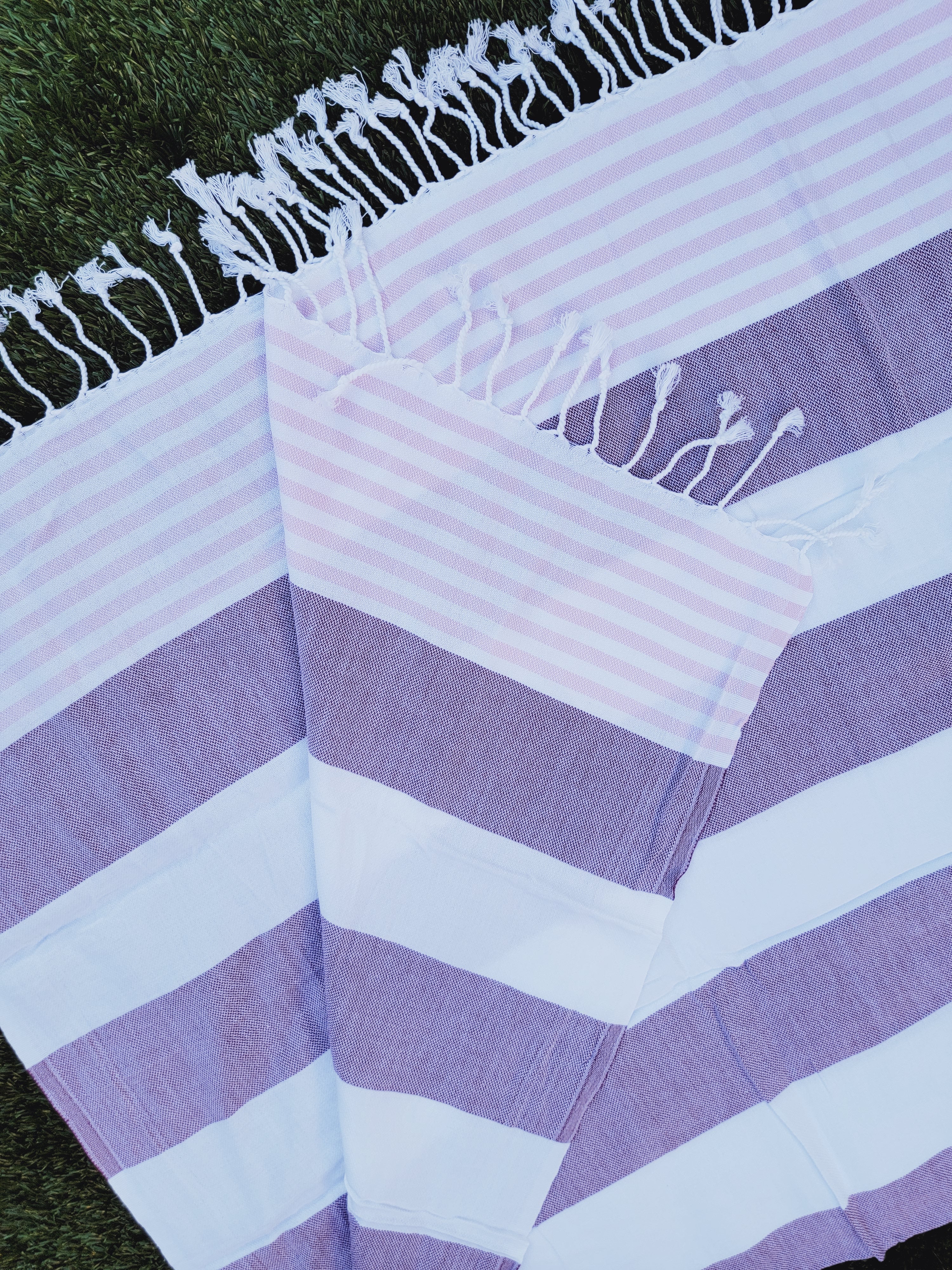 Beach/Bath Turkish Towel Easy carry Quick Dry - Cherry Pink