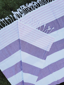 Beach/Bath Turkish Towel Easy carry Quick Dry - Cherry Pink