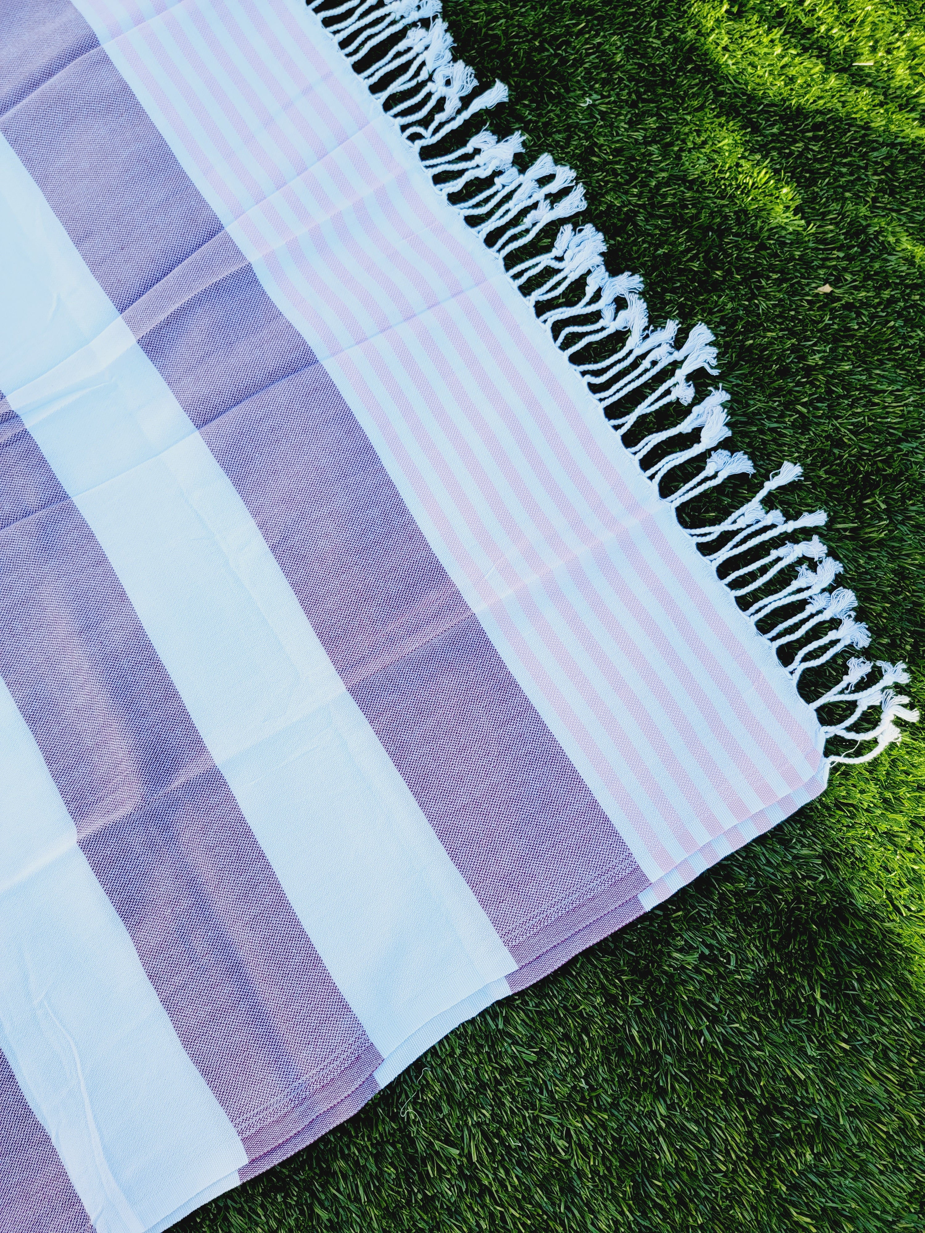 Beach/Bath Turkish Towel Easy carry Quick Dry - Cherry Pink