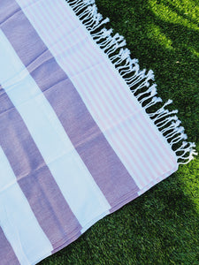 Beach/Bath Turkish Towel Easy carry Quick Dry - Cherry Pink