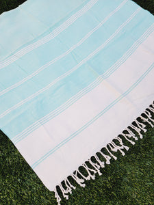 Turkish Towel - Easy Carry Quick Dry Throw - Mint
