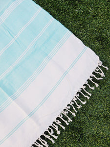 Turkish Towel - Easy Carry Quick Dry Throw - Mint