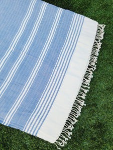 Turkish Towel - Easy Carry Quick Dry Throw - Navy