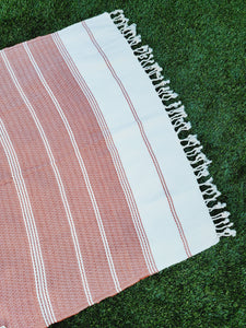 Turkish Towel - Easy Carry Quick Dry Throw - Tabacco