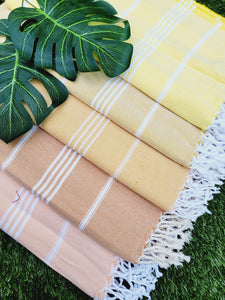 Easy carry Quick Dry Towel 70x40 - Yellow