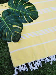 Easy carry Quick Dry Towel 70x40 - Yellow