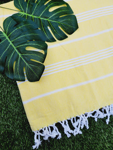 Easy carry Quick Dry Towel 70x40 - Yellow