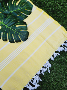 Easy carry Quick Dry Towel 70x40 - Yellow