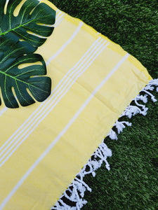 Easy carry Quick Dry Towel 70x40 - Yellow