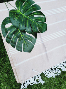 Easy carry Quick Dry Towel 70x36 - Heather Beige