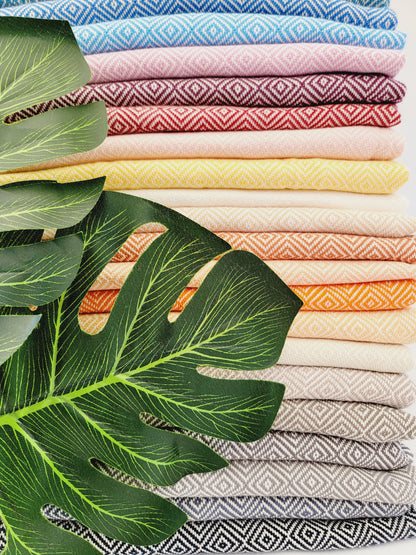 Toallas turcas de baño/playa-Toalla fina de secado rápido fácil de llevar-Azul marino