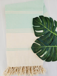 Beach/Bath Sand Free Towels-Easy Carry Quick Dry Thin Towel- Mint