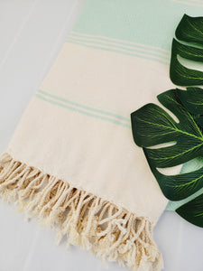 Beach/Bath Sand Free Towels-Easy Carry Quick Dry Thin Towel- Mint