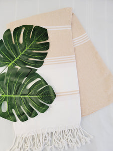 Beach/Bath Sand Free Towels-Easy Carry Quick Dry Thin Towel-Mustard Yellow