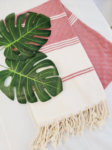 Beach/Bath Sand Free Towels-Easy Carry Quick Dry Thin Towel- Burgundy