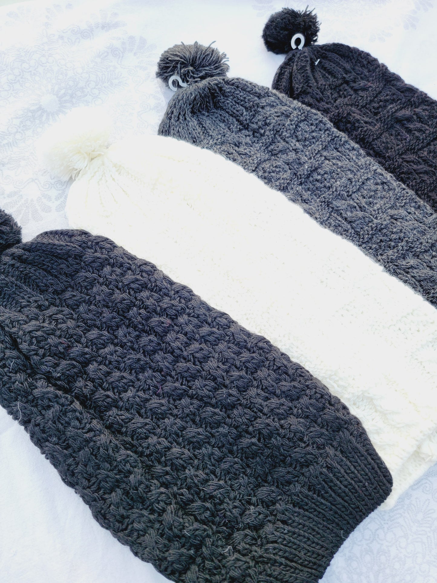 Gorro, Gorro Largo de Invierno con Ponpon