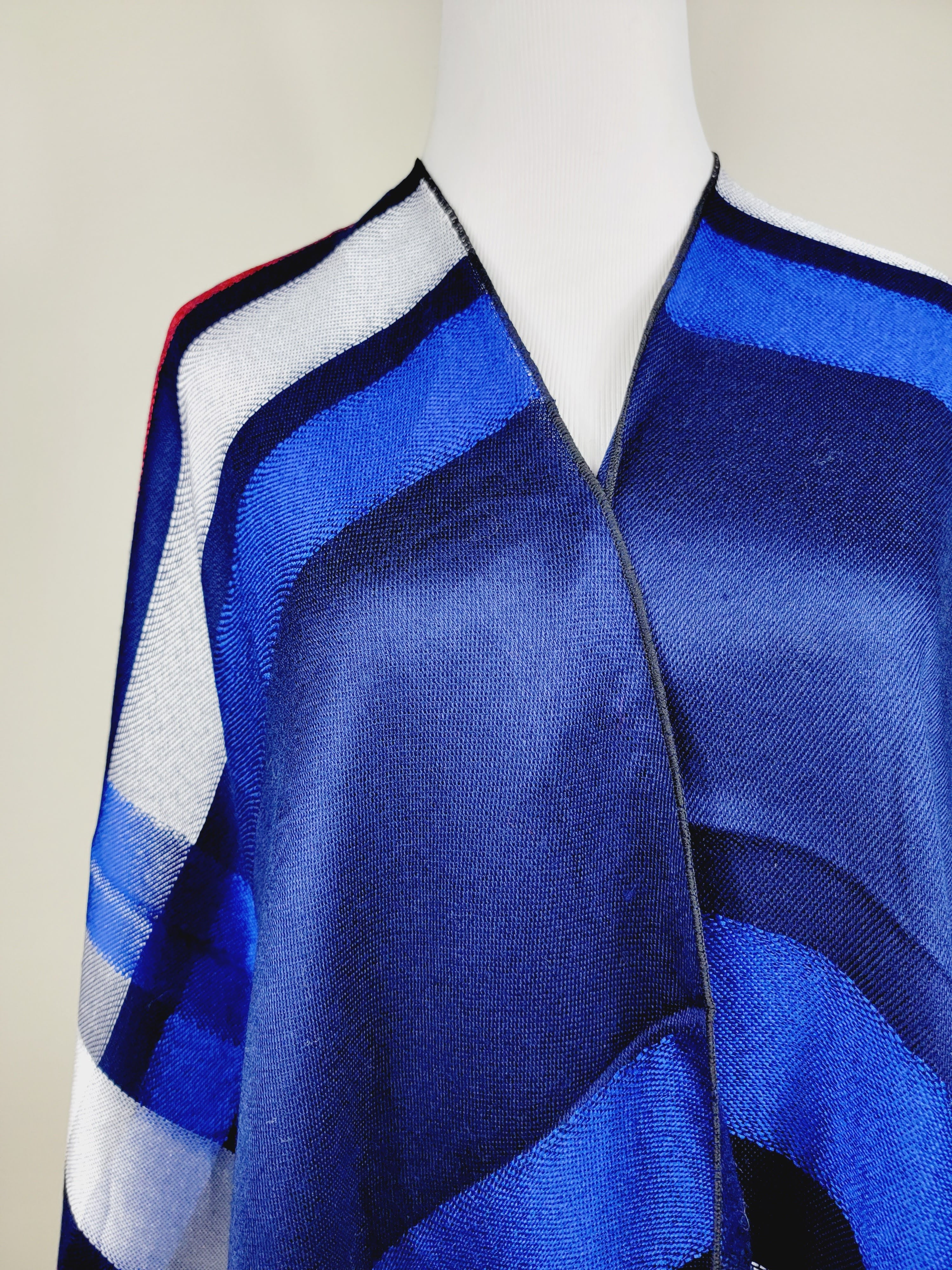 Poncho Shawl, Extra soft - Reversible