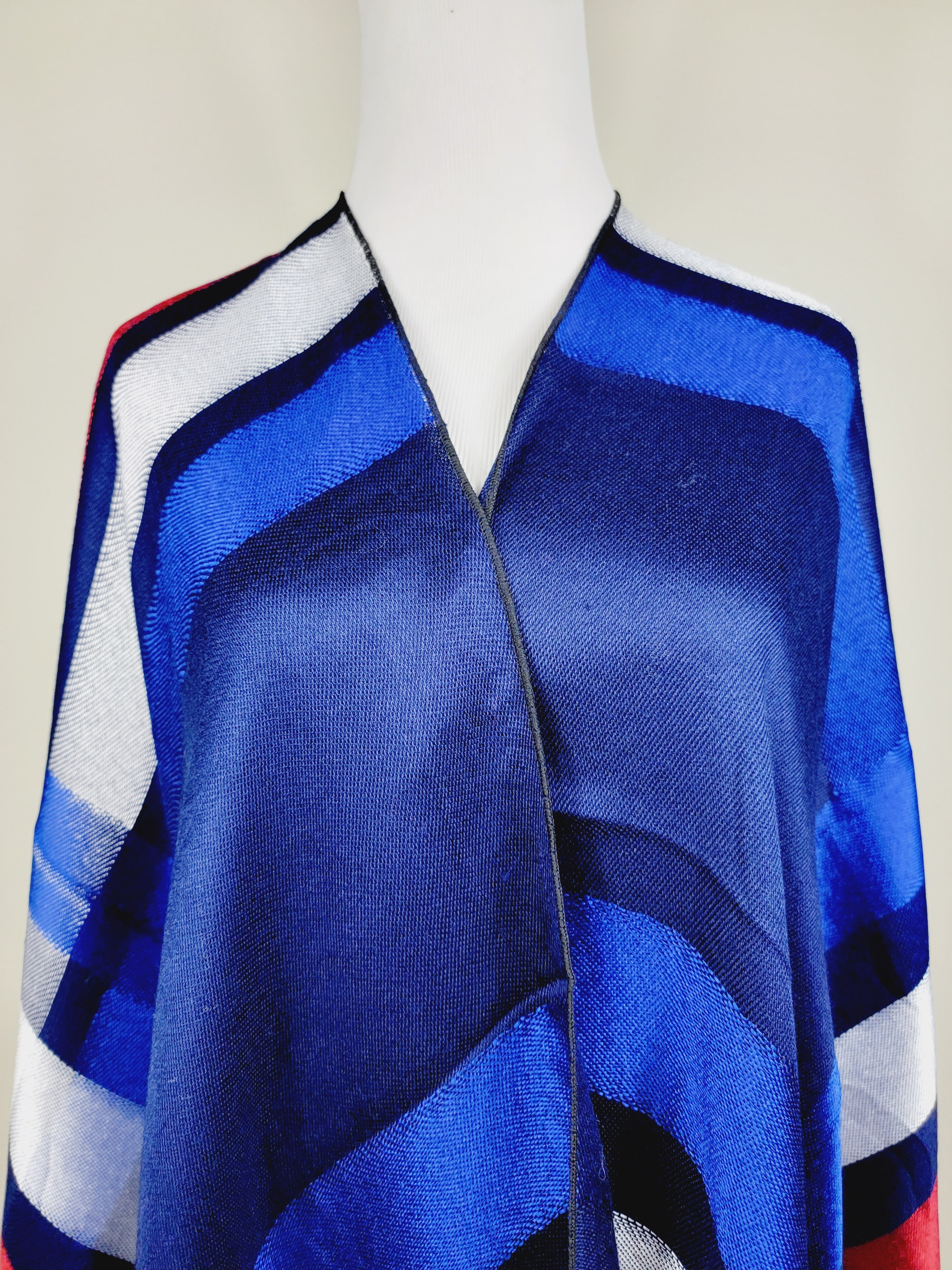 Poncho Shawl, Extra soft - Reversible