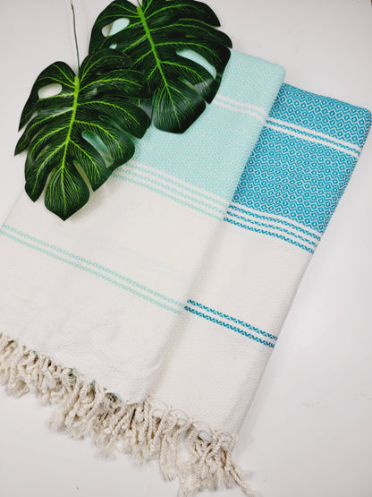 Toalla turca - Manta de fácil transporte y secado rápido - Menta