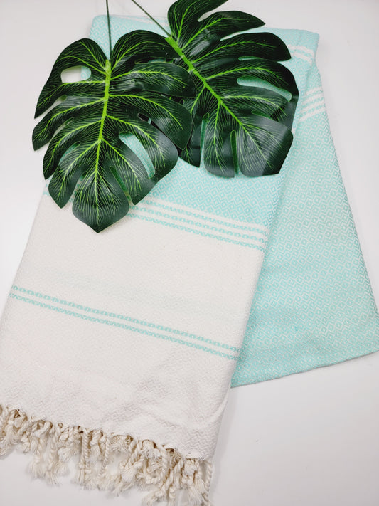 Toalla turca - Manta de fácil transporte y secado rápido - Menta