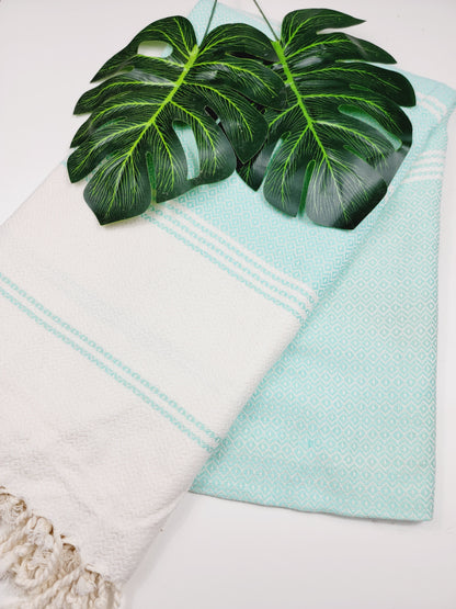 Toalla turca - Manta de fácil transporte y secado rápido - Menta