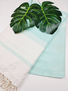 Turkish Towel - Easy Carry Quick Dry Throw - Mint