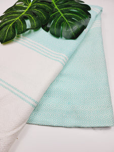 Turkish Towel - Easy Carry Quick Dry Throw - Mint
