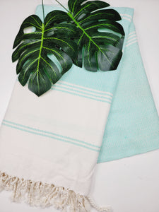 Turkish Towel - Easy Carry Quick Dry Throw - Mint