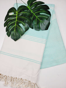 Turkish Towel - Easy Carry Quick Dry Throw - Mint