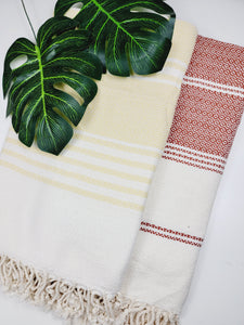Turkish Towel - Easy Carry Quick Dry Throw - Tabacco
