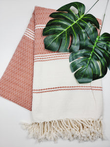 Turkish Towel - Easy Carry Quick Dry Throw - Tabacco