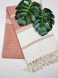 Turkish Towel - Easy Carry Quick Dry Throw - Tabacco