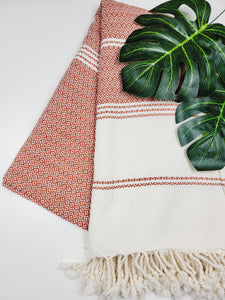 Turkish Towel - Easy Carry Quick Dry Throw - Tabacco