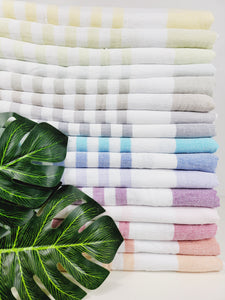 One sided Terry Towel - Sand free beach and Bath towel- Gray
