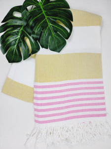 Bundle Beach/Bath Turkish Towel Easy carry Quick Dry