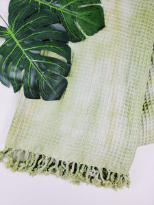Bath Towel, Waffle Towel, Turkish Beach Towel, Handmade Tie dye