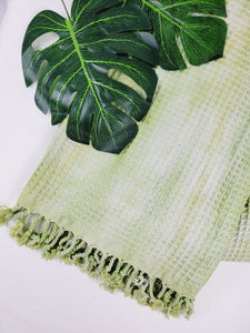 Bath Towel, Waffle Towel, Turkish Beach Towel, Handmade Tie dye
