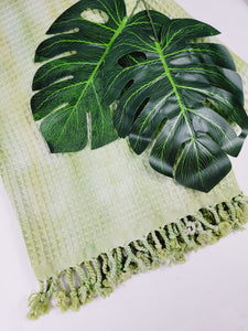 Bath Towel, Waffle Towel, Turkish Beach Towel, Handmade Tie dye